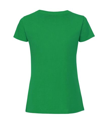 T-shirt ajusté femmes vert Fruit of the Loom