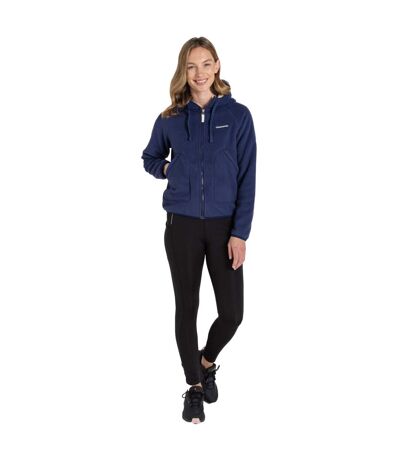 Womens/ladies Grainne Full Zip Fleece Jacket Indigo Blue Craghoppers