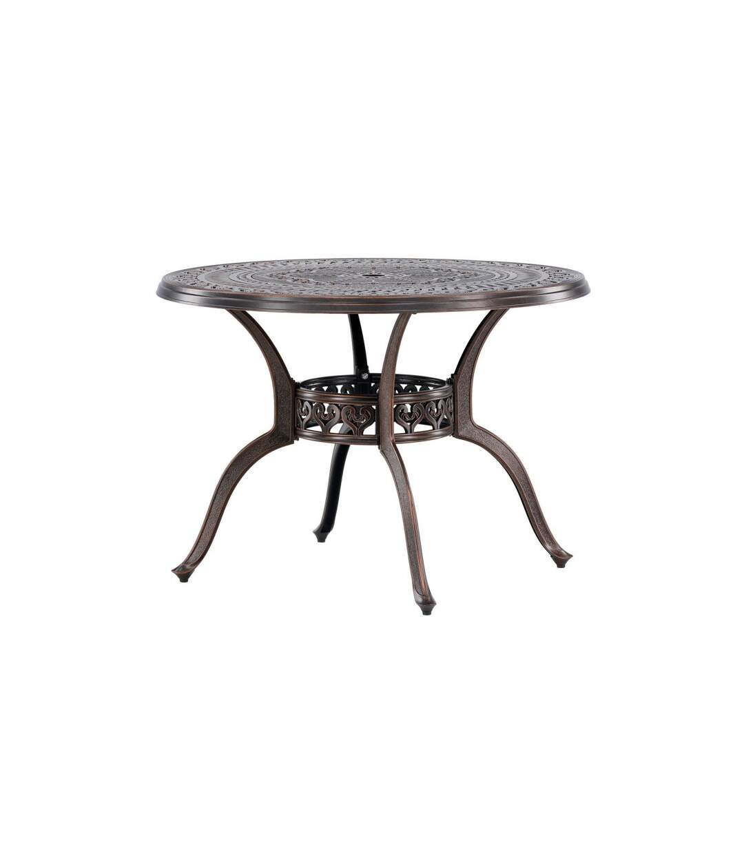 Table d'Appoint de Jardin Coimbra 100cm Marron-1