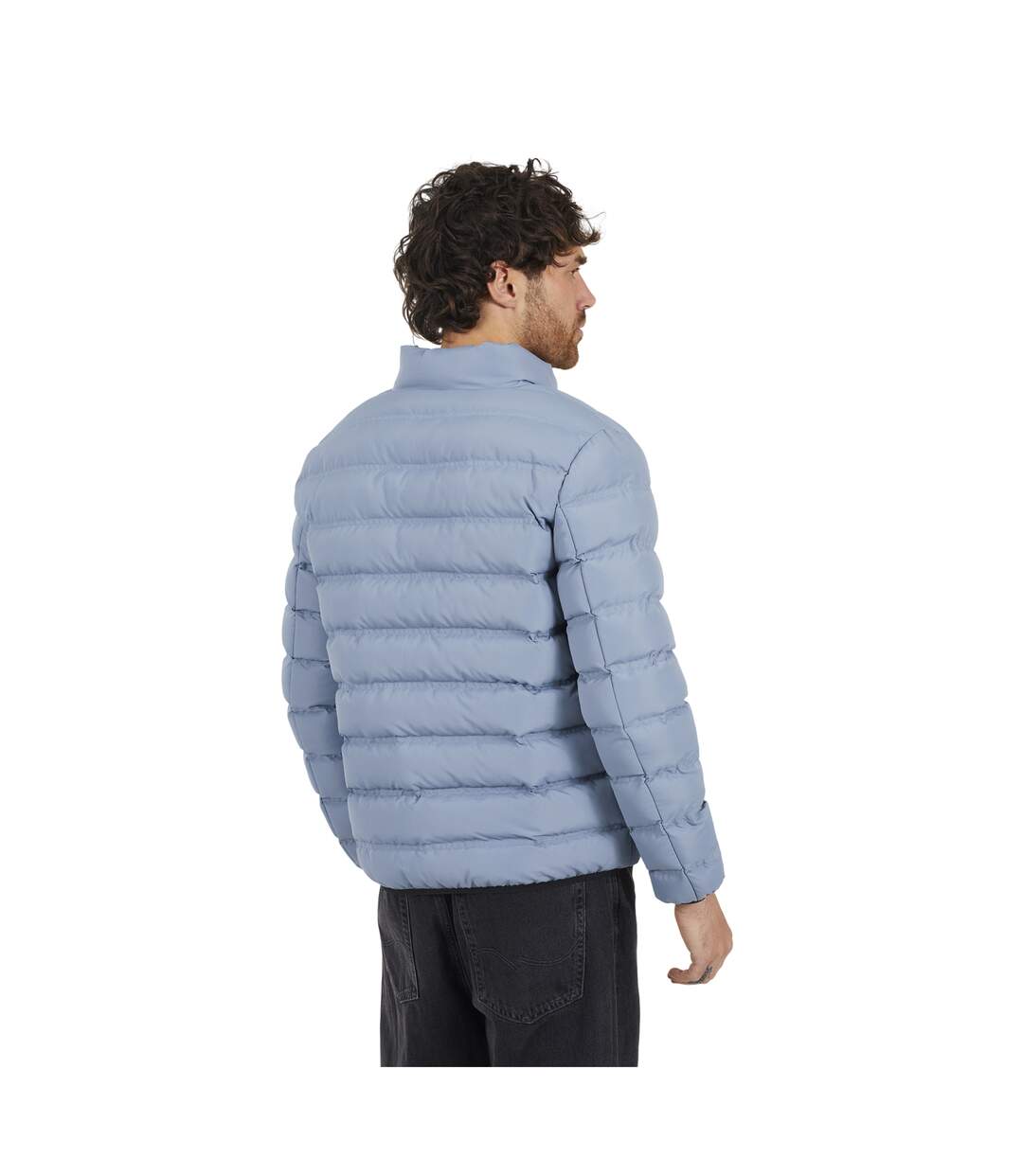 Doudoune Motif/style Matelassé Marley Homme Bleu Brave Soul-2