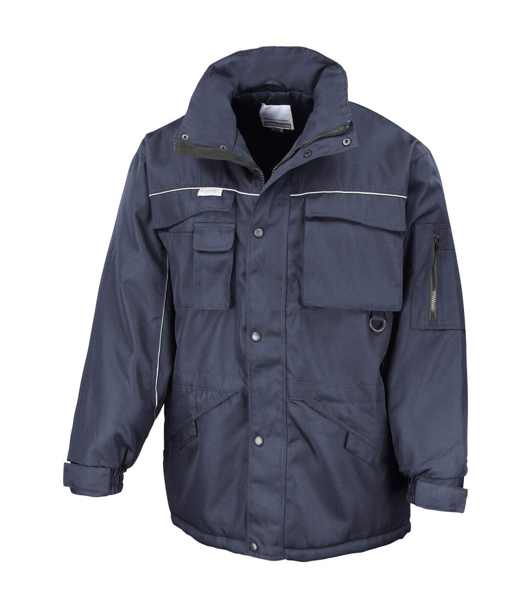 Mens workwear heavy duty water repellent windproof combo coat navy/navy Result-1