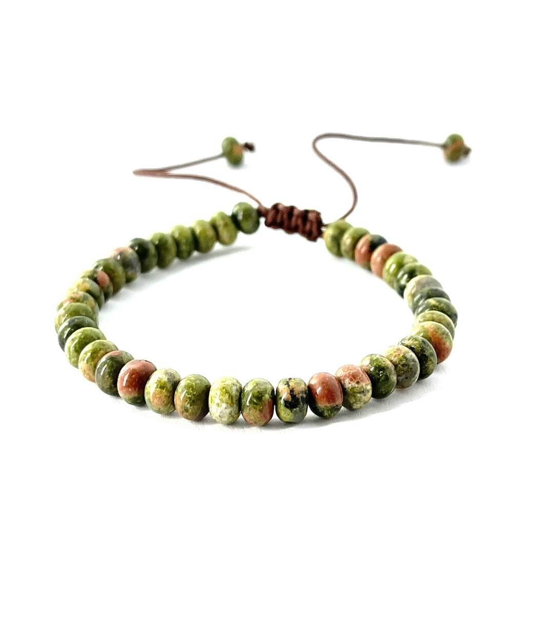 Bracelet harmonisation en unakite-1