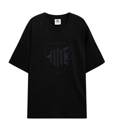 Mens Crest T-shirt Black Umbro