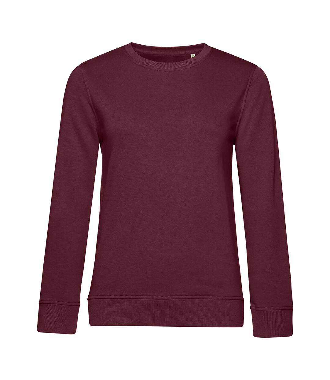 Womens/ladies inspire crew neck jumper burgundy B&C