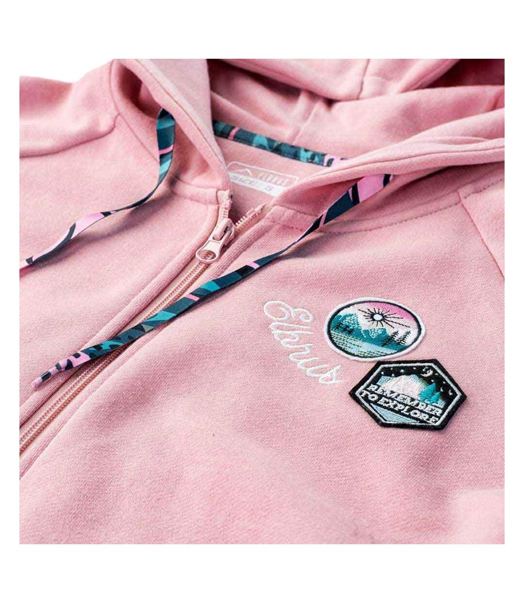 Veste À Capuche Rivia Femme Rose Elbrus-3