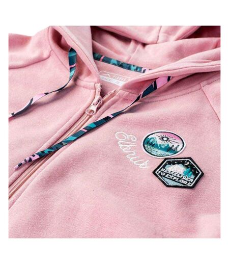 Veste À Capuche Rivia Femme Rose Elbrus