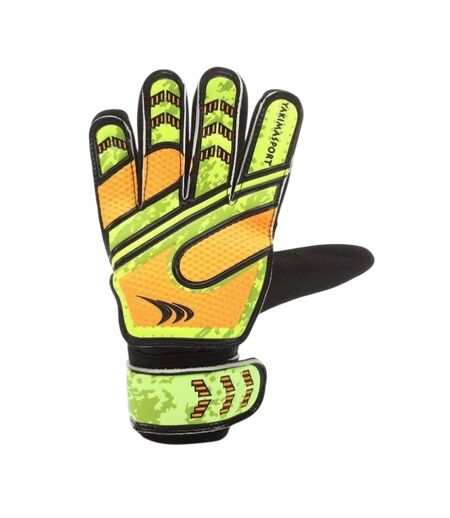 Gants De Gardien De But Goal Blocker Enfant Noir Jaune Yakima Sport