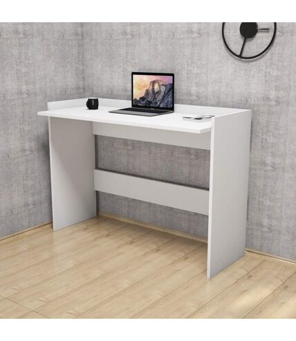 Bureau design simple L.120 cm - Blanc