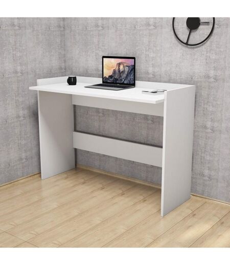 Bureau design simple L.120 cm - Blanc