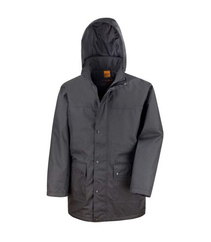 WORK-GUARD by Result Mens Platinum Managers Soft Shell Jacket (Black)