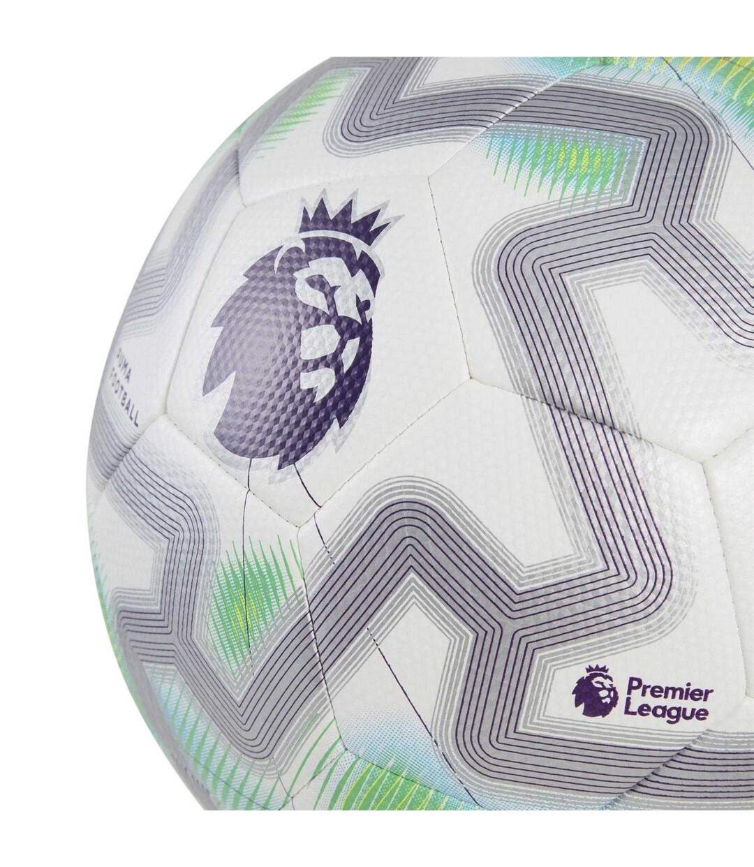 Unisex Adult Geometric Pattern Match Football 4 White Green Puma-2