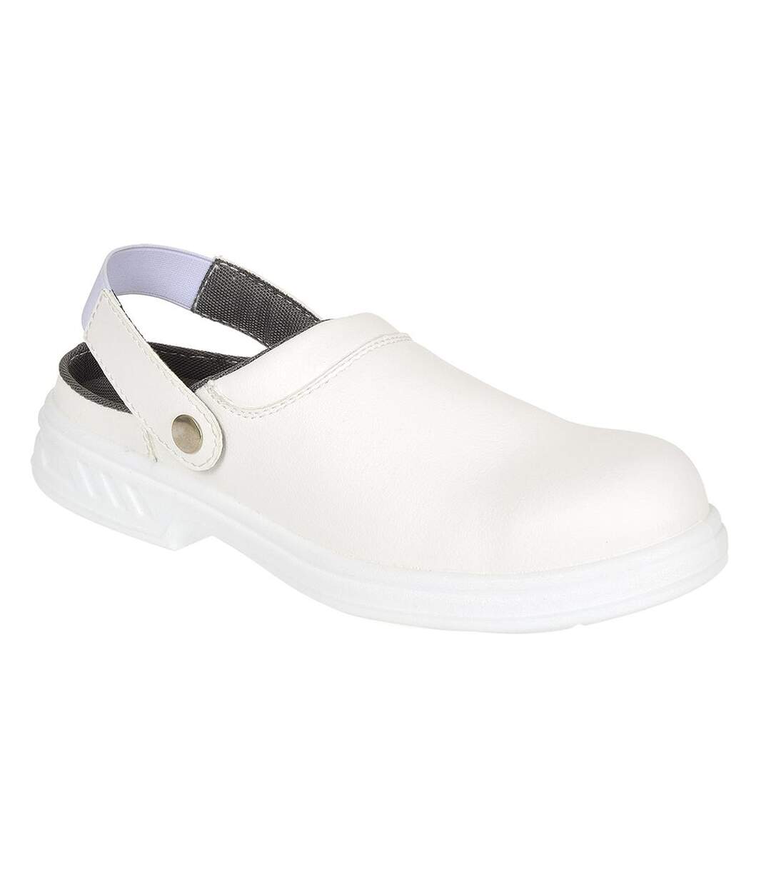 Unisex adult steelite safety clog white Portwest-1