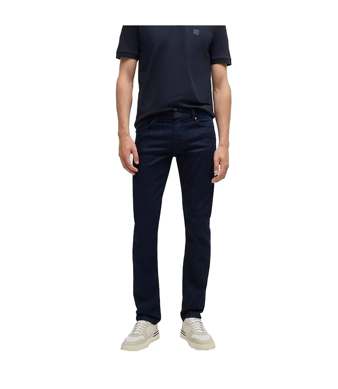 Mens Delaware Bc-l-c Slim Leg Jeans Navy Boss-4