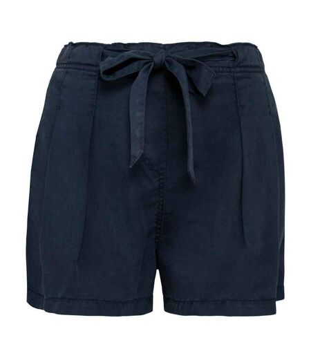 Short femme bleu marine délavé Spasso
