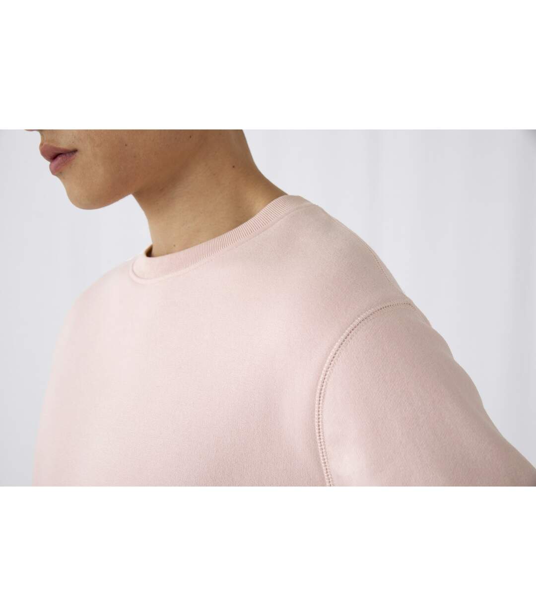 B&C Pull à col ras du cou King pour hommes (Rose tendre) - UTBC4689