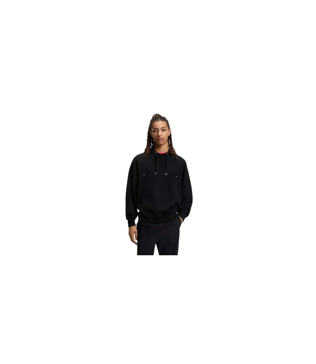 Unisex Adult Doland Hoodie Black Hugo-1