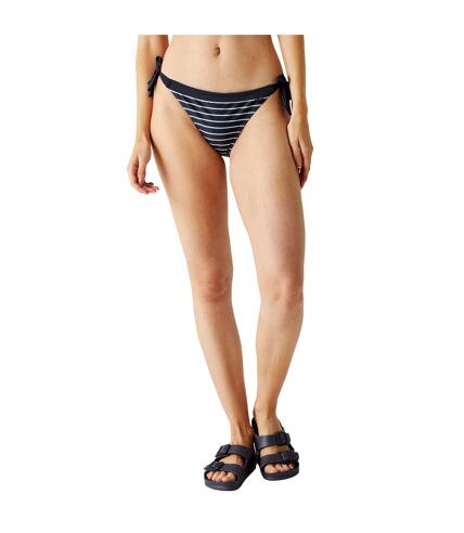 Bas de maillot de bain flavia string femme bleu marine / blanc Regatta