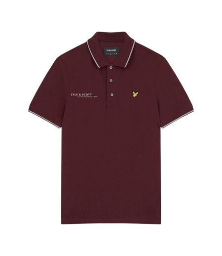 Polo Style Coordonnées Homme Bordeaux Lyle & Scott