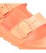 Womens/ladies Arizona Eva San Waterproof Flat Sandals Orange Birkenstock-4