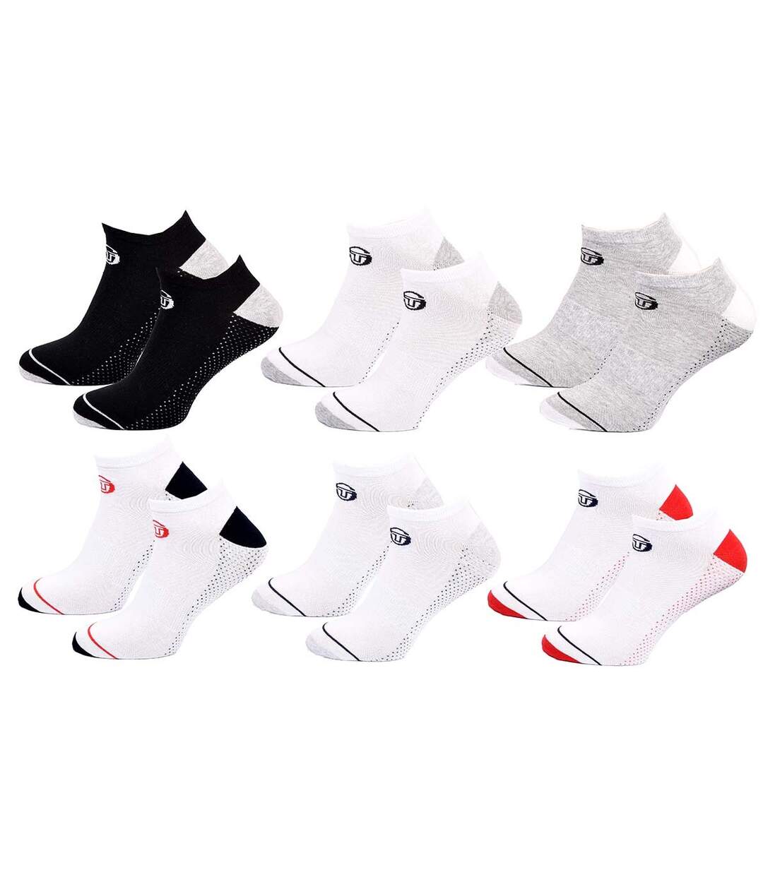 Chaussettes SERGIO TACCHINI SNEAKER 6 Pcs 5147-1