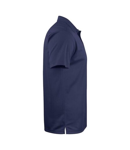 Polo Basic Active Adulte Bleu Marine Foncé Clique
