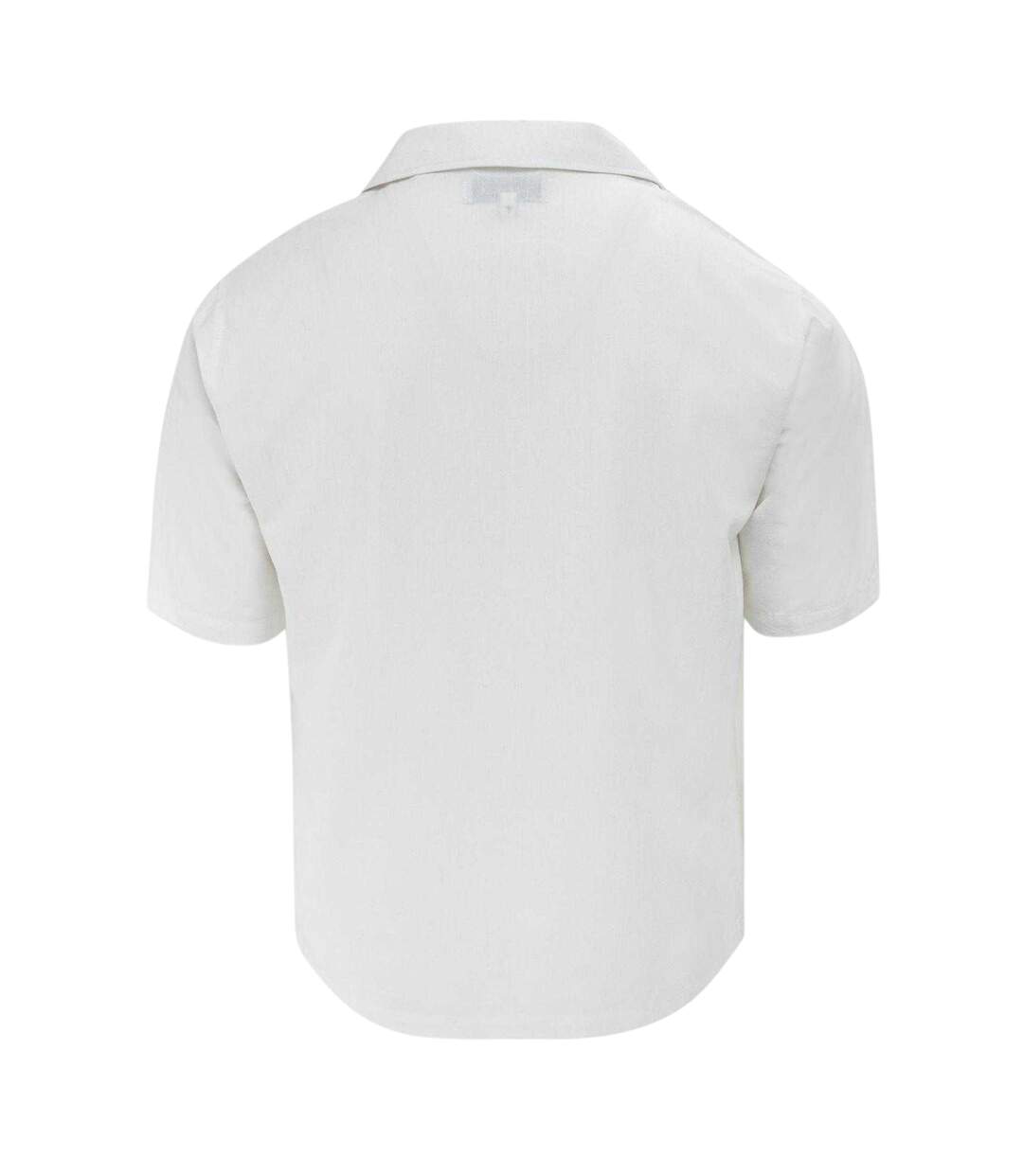 Chemise Manches Courtes Motif/style À Motifs Homme Blanc Jack Wills-2