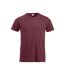 Clique Mens New Classic T-Shirt (Burgundy) - UTUB302