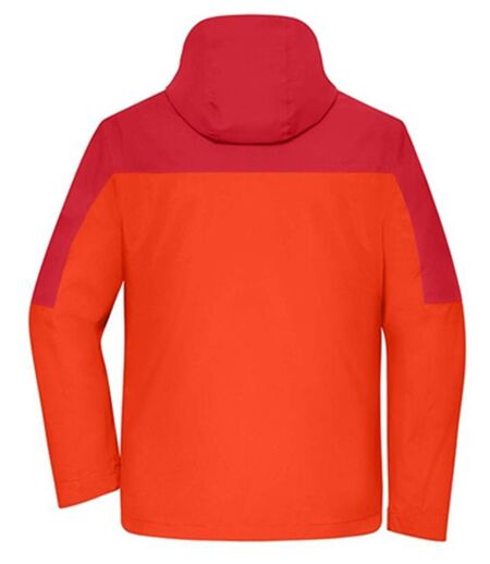 Veste 3 en 1 - Homme - JN1378 - orange épicé et rouge