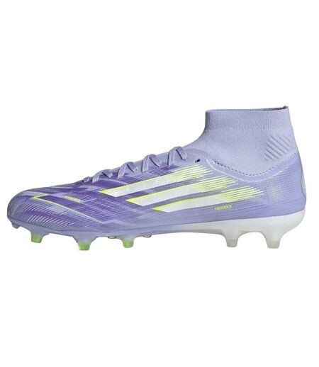 Chaussures De Foot Pour Terrain Ferme F50 Femme Violet Citron Adidas
