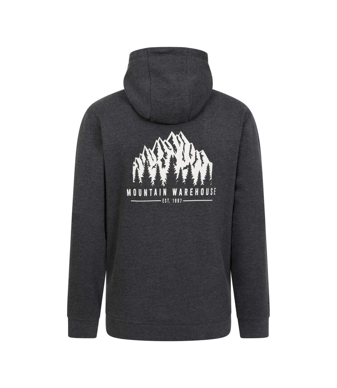 Sweat à capuche avec cordons adventure homme charbon Mountain Warehouse