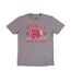 T-shirt Rydell High School Adulte Gris Athlétique Chiné Grease-1