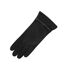 Womens/ladies Suede Bow Gloves Black Eastern Counties Leather-2