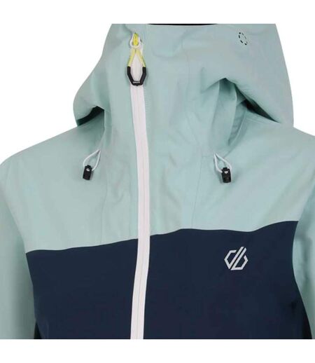 Womens/ladies Traversing Ii Waterproof Jacket Moonlight Denim Mint Green Dare 2B