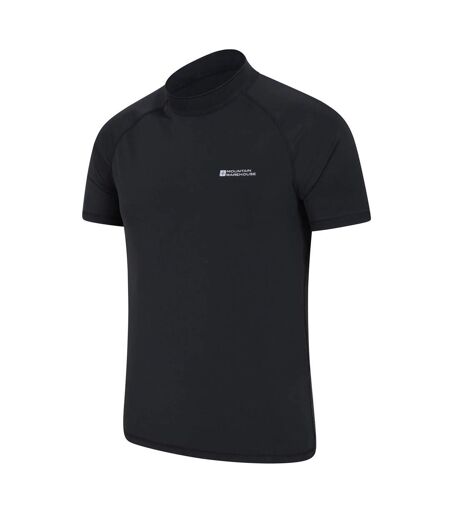 Mens Uv Protection Rash Top Black Mountain Warehouse