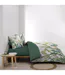 Parure de Lit 3 Pièces Otika 240x220cm Vert-3