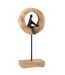 Statuette Déco Figurine Pensive 38cm Naturel-1