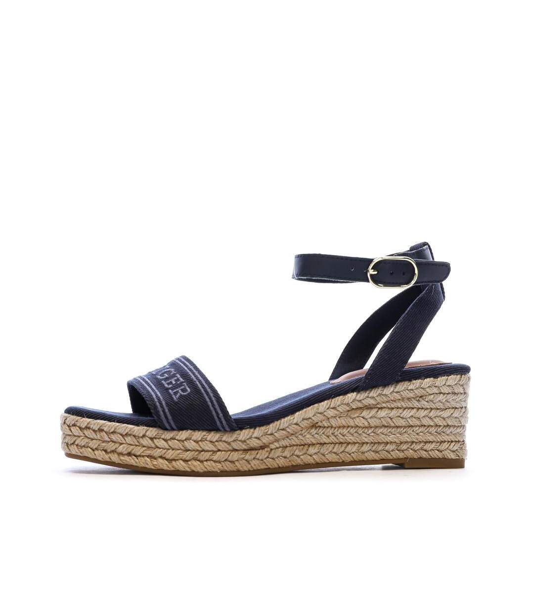 Sandales marine femme tommy hilfiger espad-1