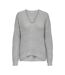 Pull gris femme jdy megan-1