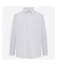 Absolute Apparel Mens Long Sleeved Classic Poplin  Shirt (White)