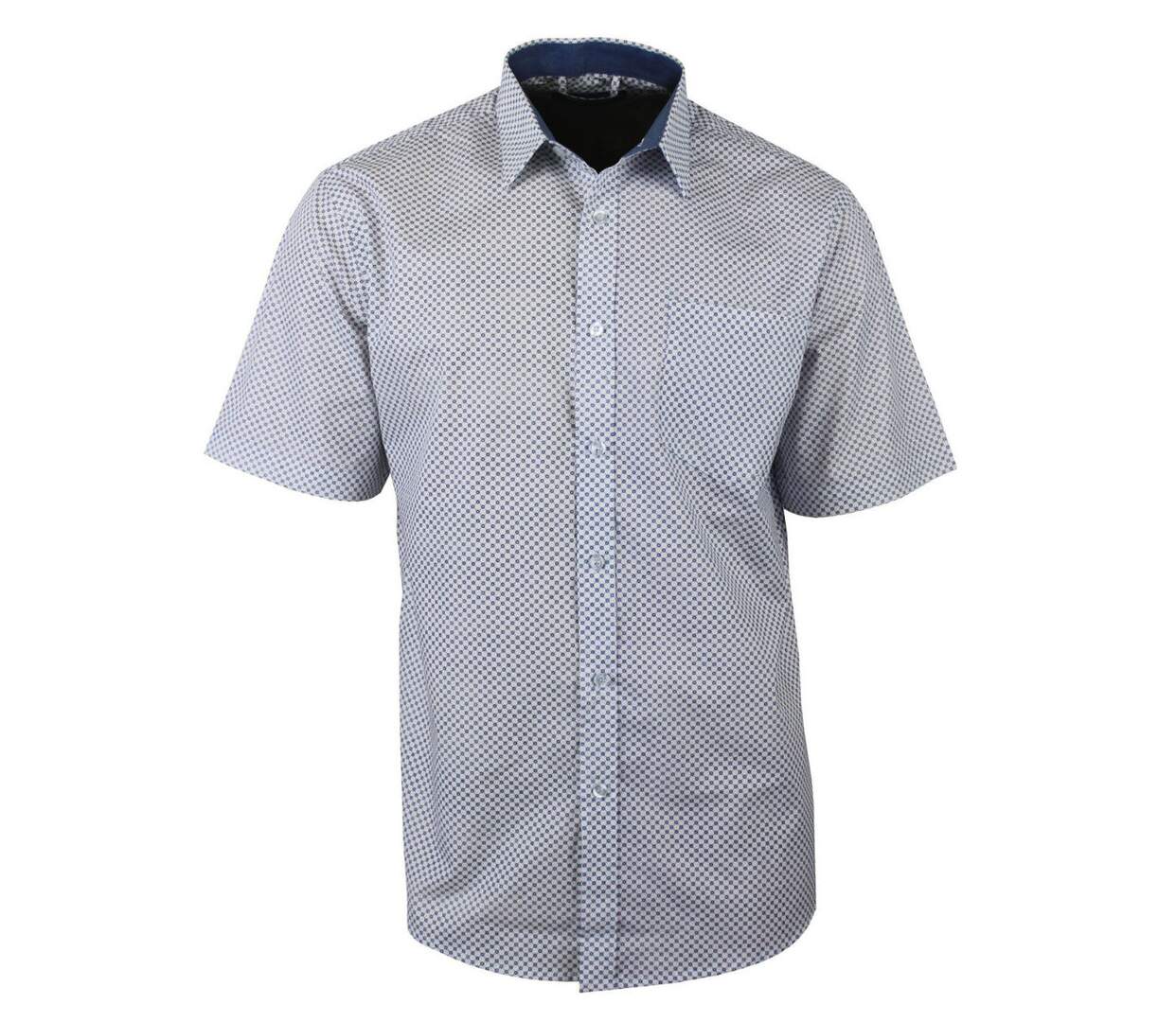 Chemise manches courtes à motifs CH4033-1
