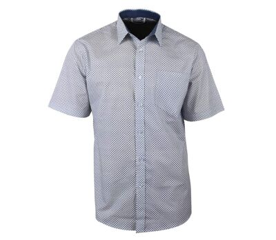 Chemise manches courtes à motifs CH4033