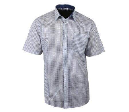 Chemise manches courtes à motifs CH4033