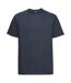 Russell Europe - T-shirt épais à manches courtes 100% coton - Homme (Bleu marine) - UTRW3276