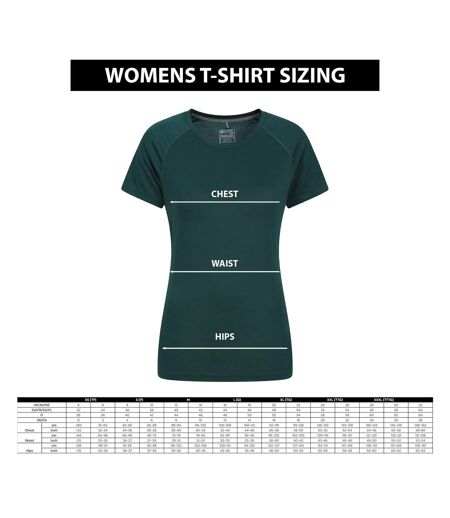 Womens/ladies Yorkshire Mountain T-shirt White Mountain Warehouse