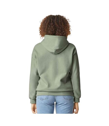 Sweat À Capuche Softstyle Adulte Vert De Gris Gildan