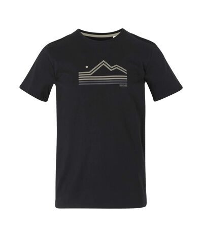 T-shirt breezed homme noir Regatta