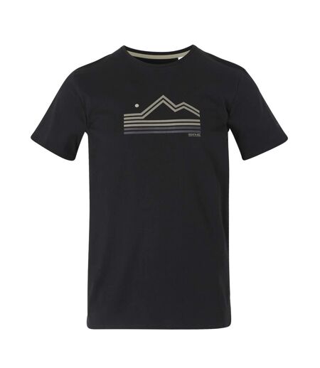 T-shirt breezed homme noir Regatta