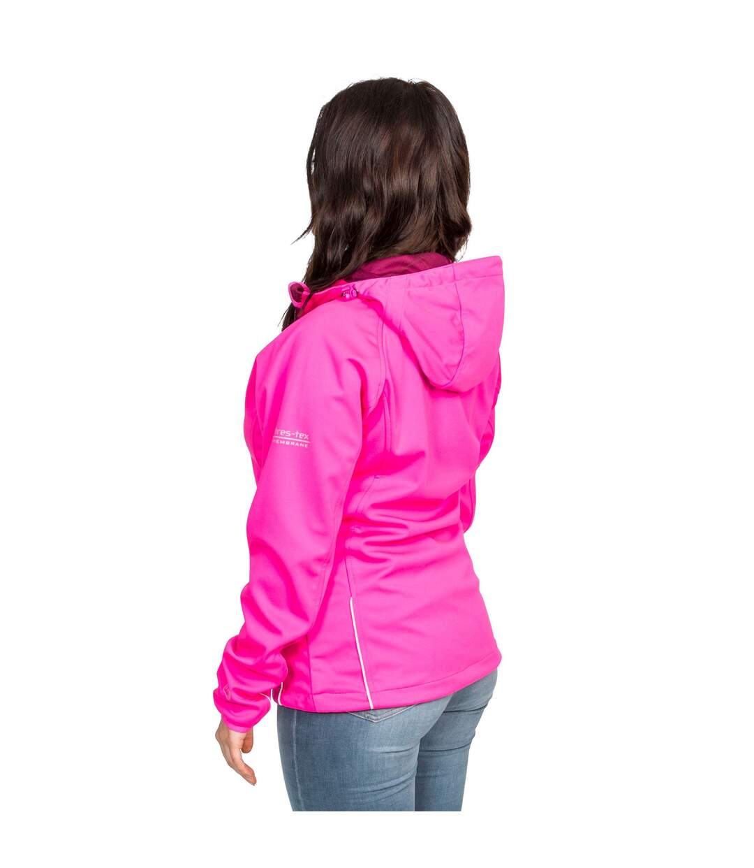 Siseley veste softshell imperméable femme rose Trespass-4