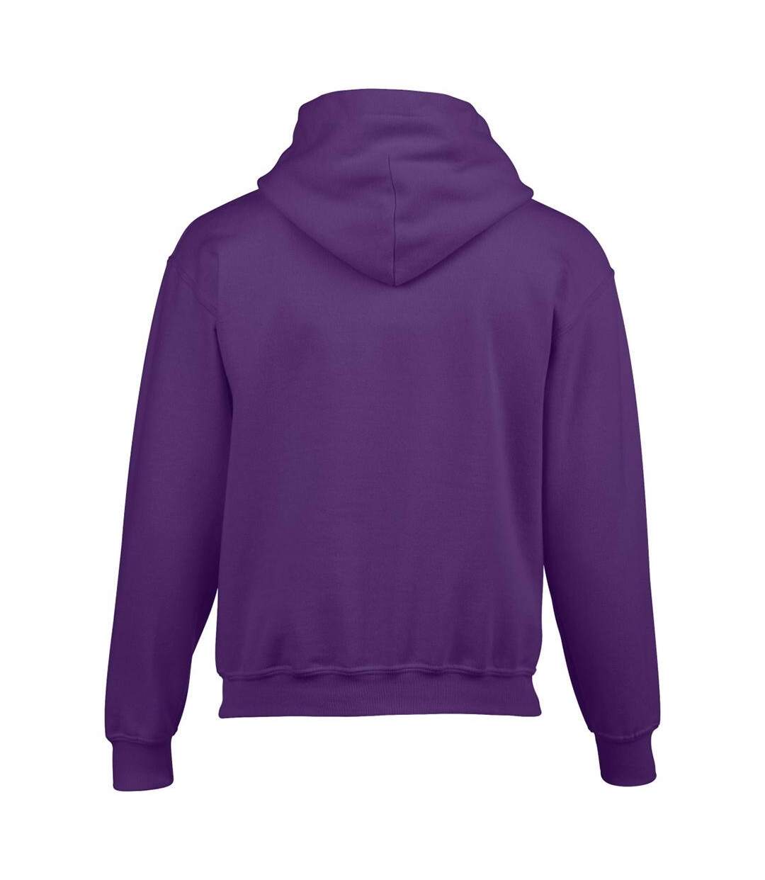 Sweat à capuche unisexe violet Gildan-2