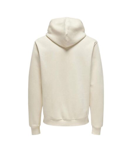 Sweat à capuche ecru homme only & sons connor - l
